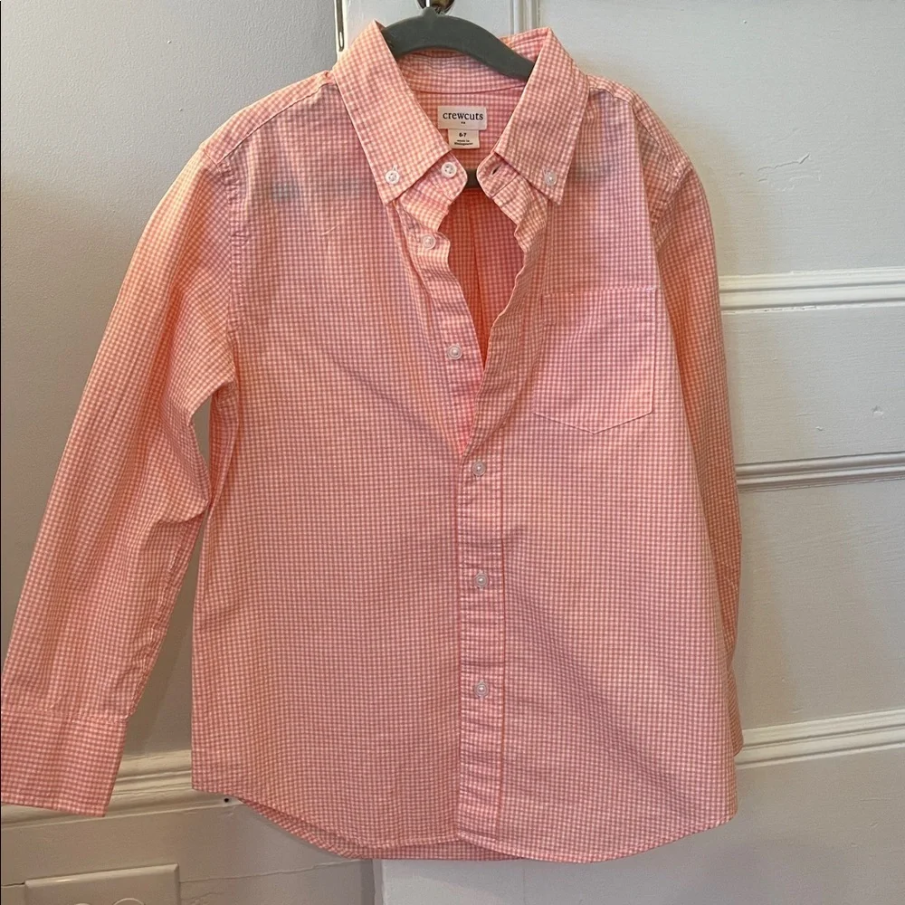 Crewcuts Boys (size 6-7) button down dress shirt